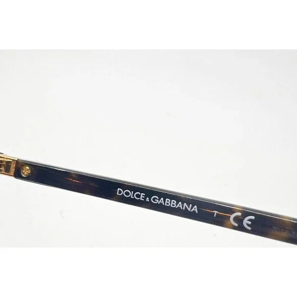 Dolce Gabbana DG 3222 502 Tortoiseshell Eyeglasses Frame Women 52-15-140 - Picture 6 of 7